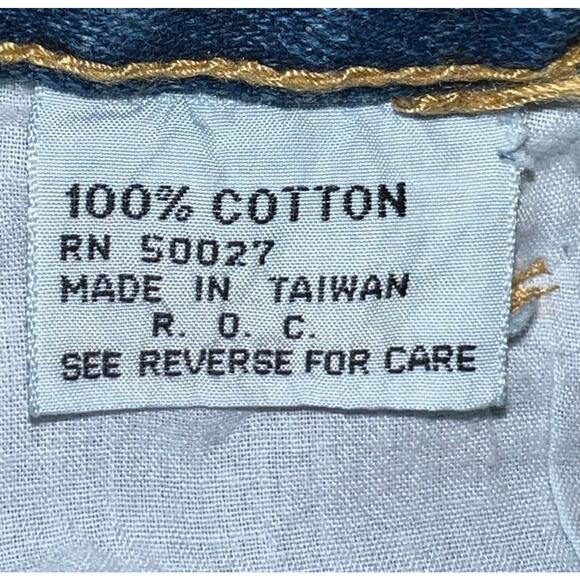 Vtg Rio by Stephen Mardon Blue Jeans 5 Pocket -Sz 7 -Measures 26 x 29 - Picture 7 of 10